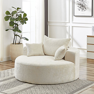 Fauteuil rembourré simple