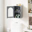 Framed Mirrored Medicine Cabinet Adjustable Shelves