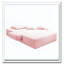 Chaise longue en velours côtelé avec 3 coussins-2106206997
