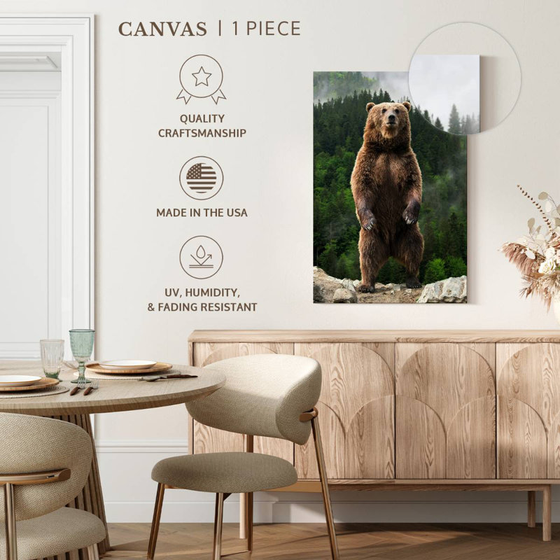 Ukrainian Brown Bear, 45" H x 30" W