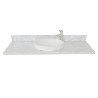 Tiara 49'' Single Bathroom Vanity Top with Sink