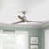 Hover 52" Indoor/Outdoor Integrated LED Propeller Ceiling Fan with Remote