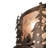 Rustic Lodge Flush Mounted Sconce