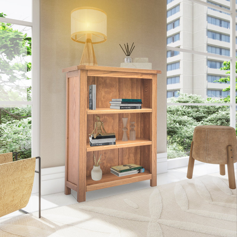 Venice 120cm H Standard Bookcase, Wood, (3 Shelves) 90cm H x 70cm W x 25cm D