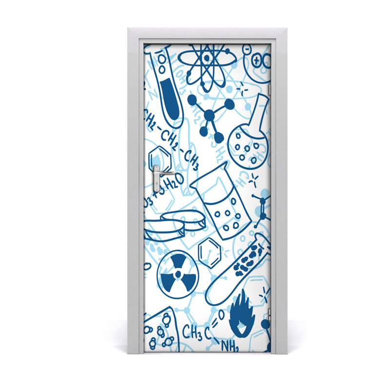 Background Chemistry Door Decal