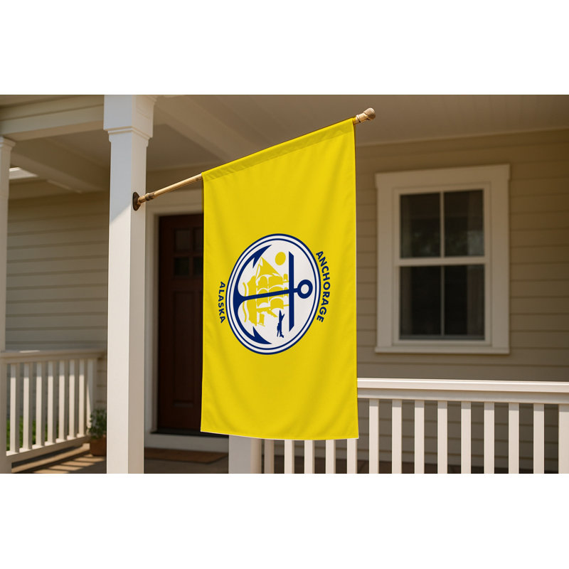 Drapeau de la ville d'Anchorage — Drapeau extérieur