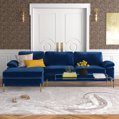 Lian Velvet Sectional