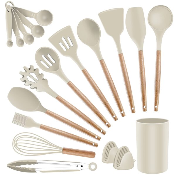DGPCT 35 -Piece Cooking Spoon Set with Utensil Crock