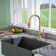 CASAINC 1.8 GPM Single-Handle Pull-Down Kitchen Faucet Single Hole Faucet