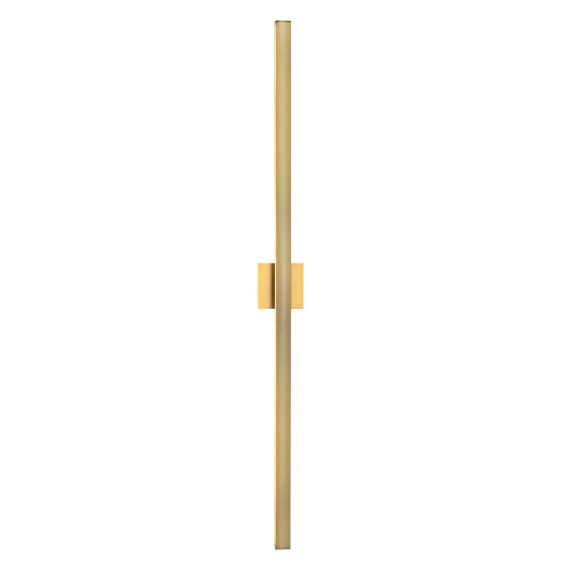 Vera 1 - Light LED Bath Bar, Brushed Gold