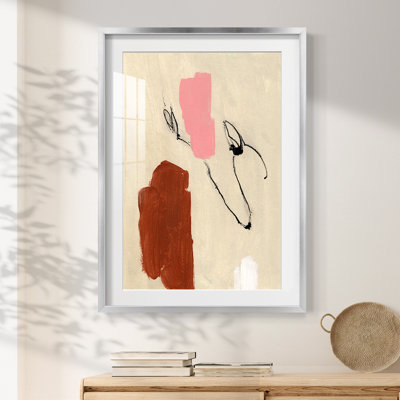 Terra Rosa Abstract I -Framed Print