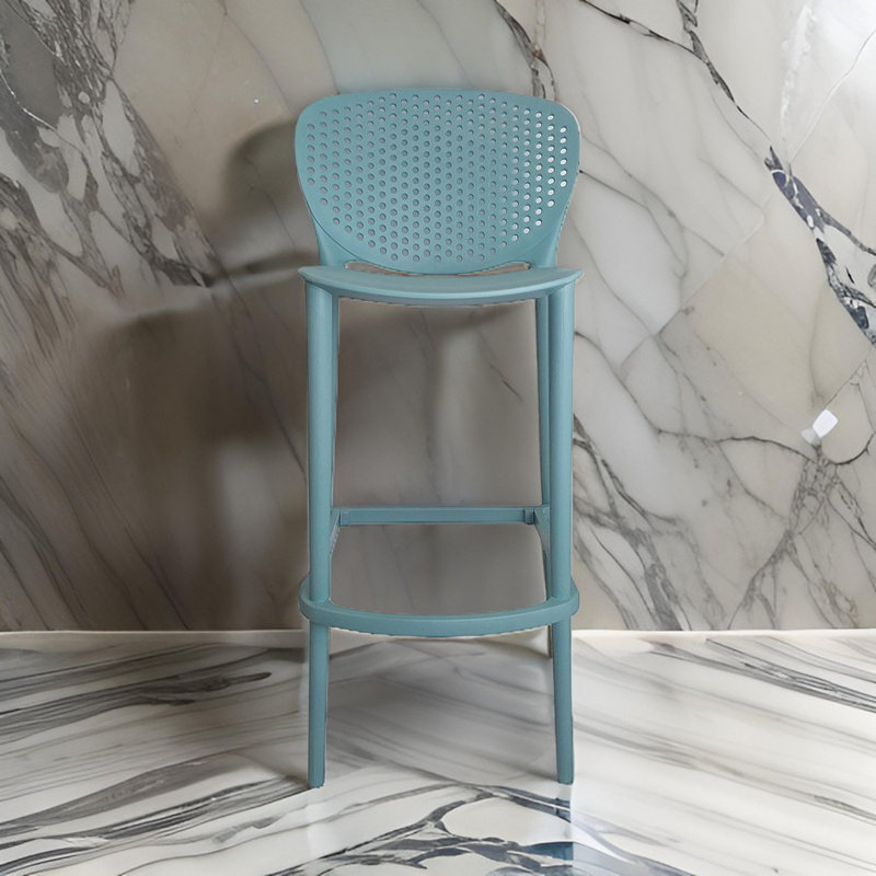 Anferny Counter Stool, Bar Stool (30" Seat Height), Teal Green