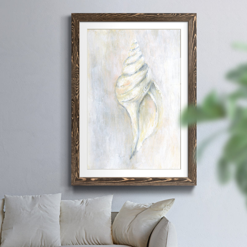 Petite Botanical II - Cadre photo, reproduction d'art sur papier, H 37,5 po x l 27,5 po x P 1,5 po, Papier, cadre noyer