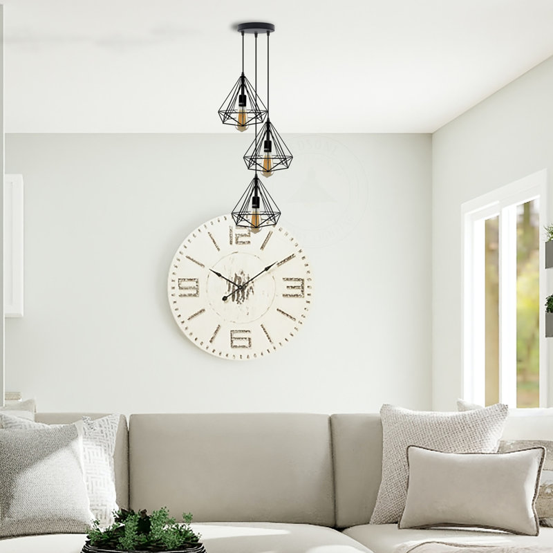 Boyster 3 - Light Black Cluster Pendant, No
