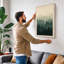 Quiet Northern Forest Scandinavian - Wrapped Canvas-354765595-354765594
