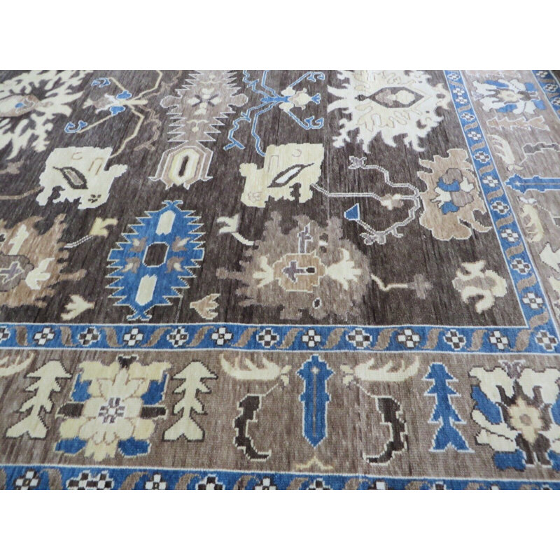 Tapis unique brun de 10 pi