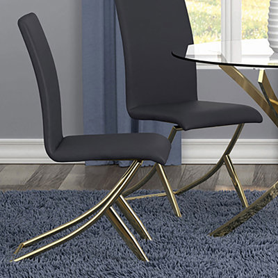 Chaise de salle à manger rembourrée Humiston