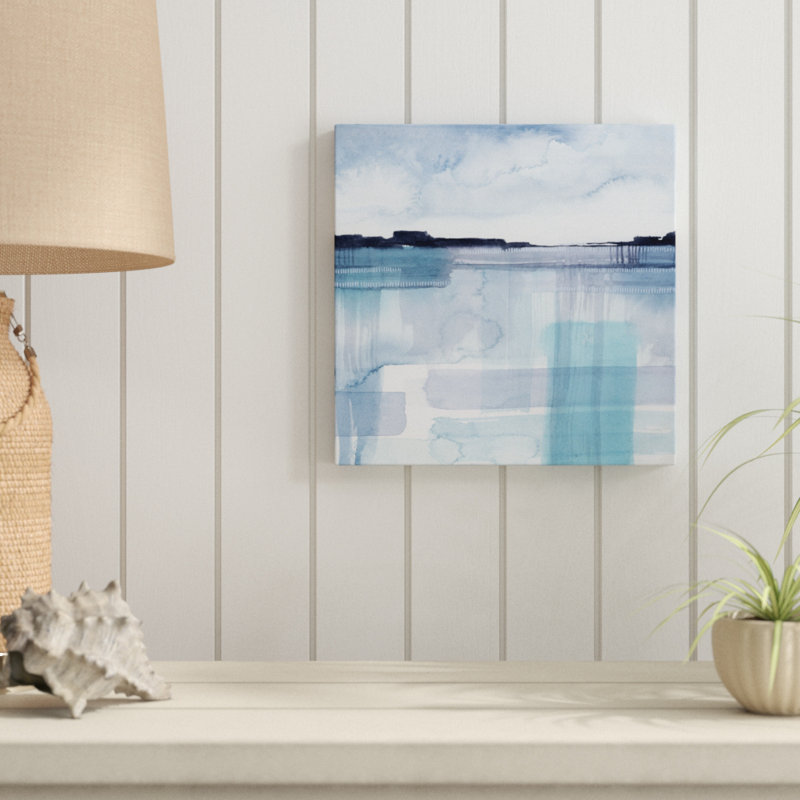 Beryl Boundaries II by Grace Popp - Wrapped Canvas Painting, 30cm H x 30cm W