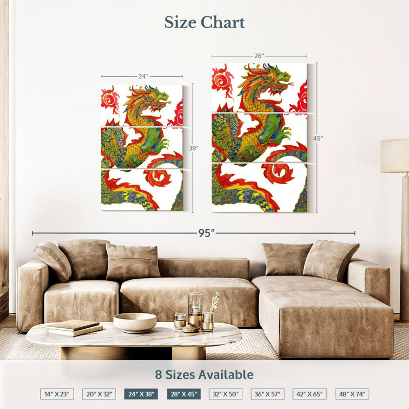 Brampt Dragon, 38" H x 24" W