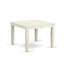 Ensemble de salle à manger 5 pièces comprenant une table rectangulaire avec rallonge papillon et 4 chaises de cuisine, lin blanc-32060874-49665391