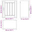 vidaXL Oven Cabinets Kitchen Cabinet Oven Unit 2 pcs Kalmar Engineered Wood