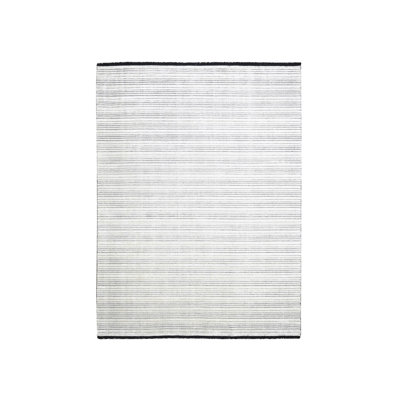Tapis oriental rectangulaire en laine et soie ivoire tissé à la main 9 pi 0 po x 12 pi 1 po - MOA10284279