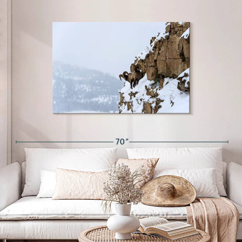 Mouflon d'hiver Brampt, H 30 po x l 45 po