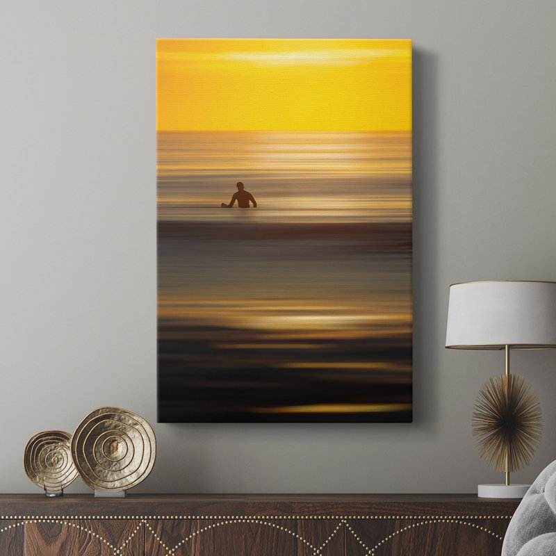 "Alone in the Calm", reproduction d'art encadrée sur mesure, H 27 po x l 18 po