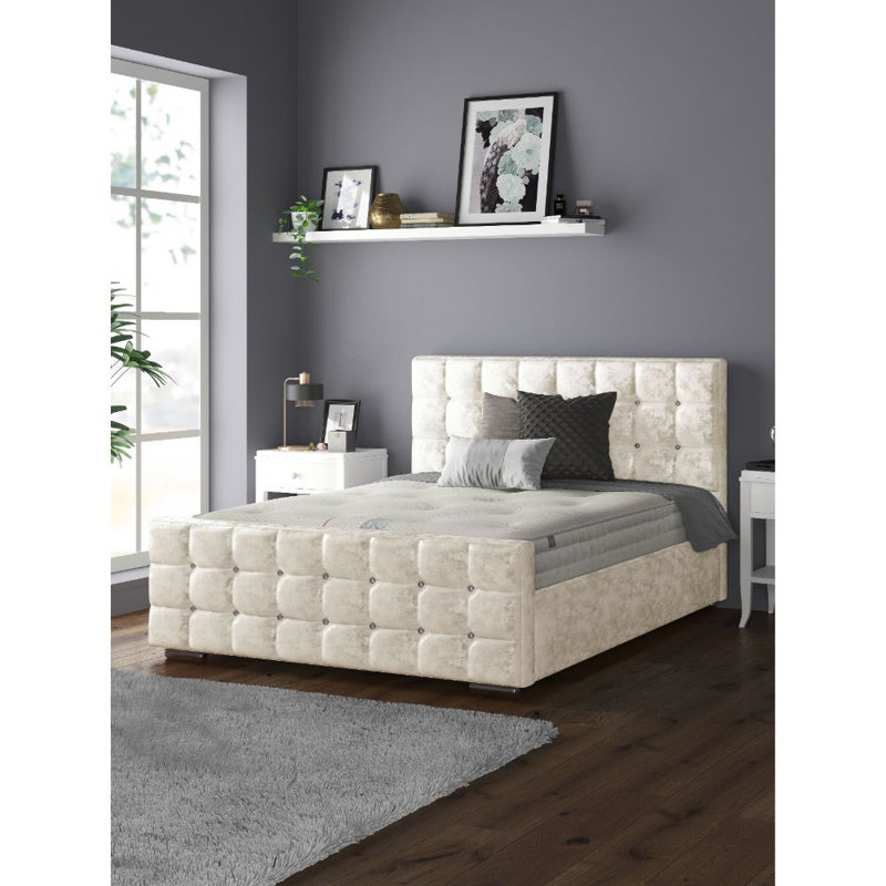 Owsley Upholstered Bed, Cream, Super King (6')