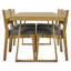 Repas d'extérieur en bois Ustyle avec instructions d'assemblage faciles à utiliser pour les matériaux de jardin modernes