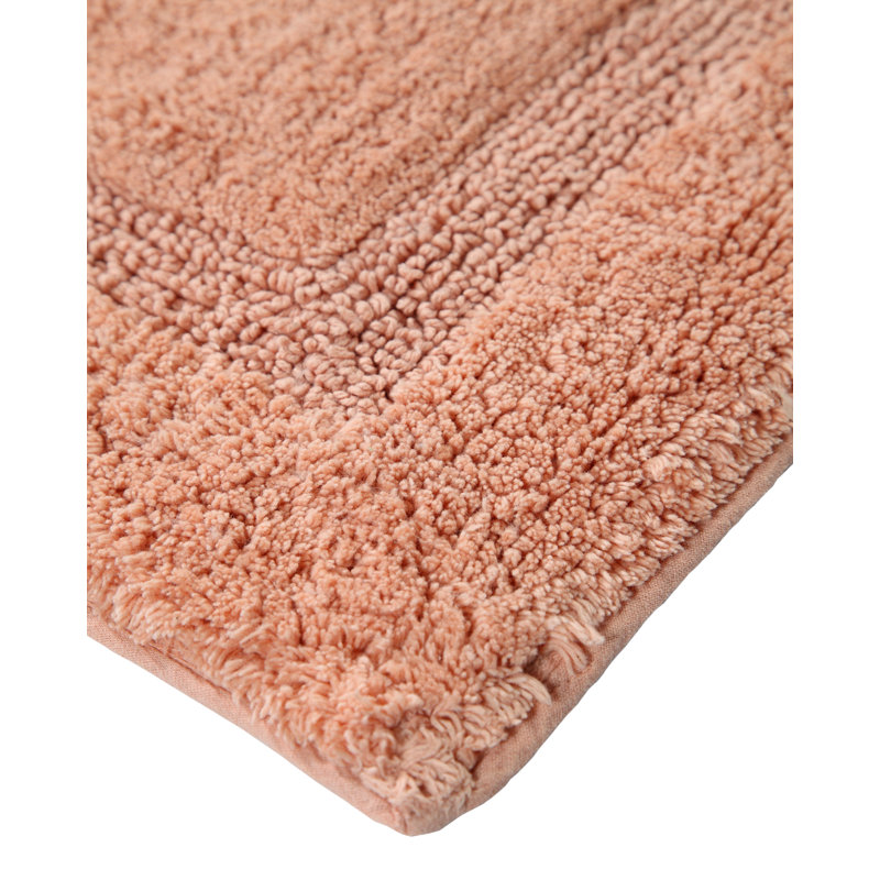 Tapis pour salle de bain Pullum, 50 po x 30 po, Corail