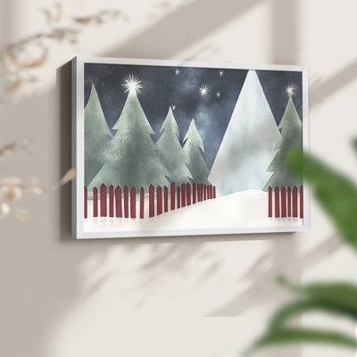 Chirstmas Art-DV - Reproduction encadrée - Restickable