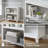 2-Tier Open Bookcase, Storage and Display Bookshelf Shelf With Legs for Home Office and Living Room-440715011-440726936