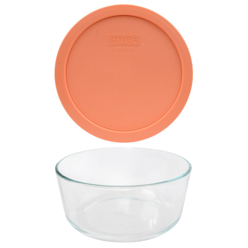 4 Cup Food Storage Container, Bahama Sunset Orange