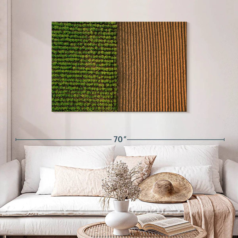 Alvord Plowed Farm Field, 30" H x 45" W