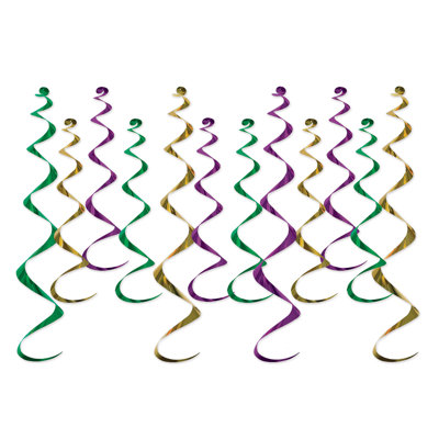 Tourbillons métalliques - 8 à 13,5 po et 4 à 25 po - paquet de 6