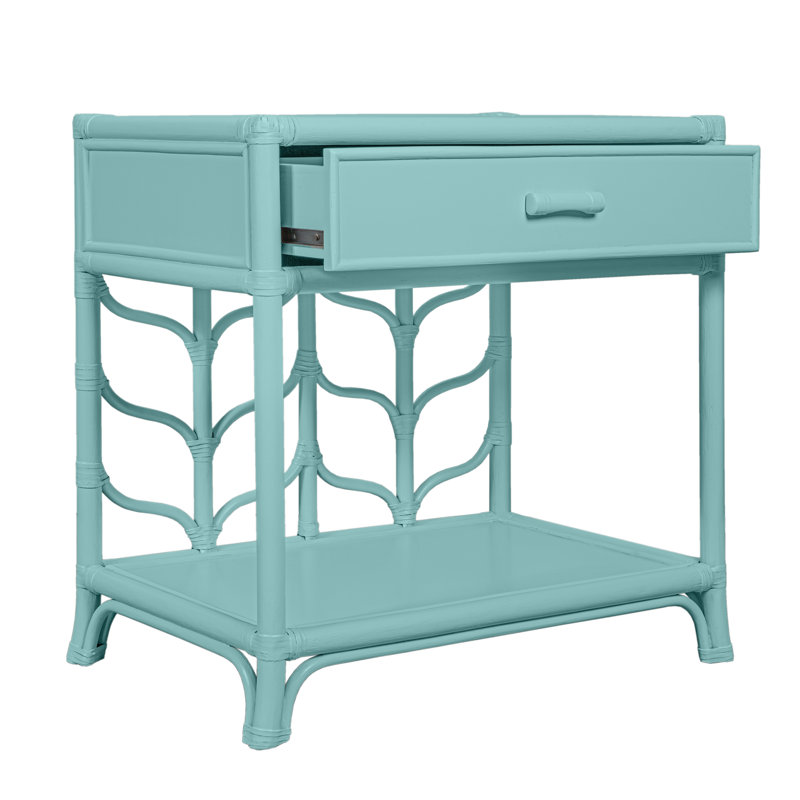 Ivy 1 - Drawer Nightstand, Turquoise