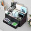 Camirah Leather / Faux Leather Desk Organiser-1672847261