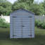 Skylight 3 ft. W x 7 ft. D Plastic Garden/Tool Shed-19157810-117261301
