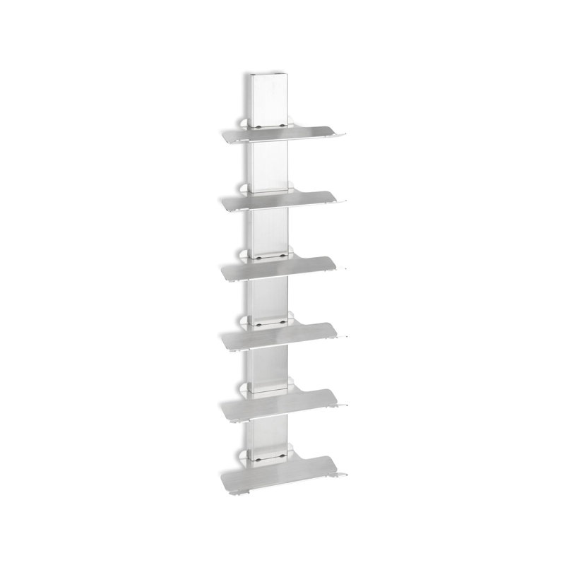 Wall Mounted Wine Bottle Rack Silver