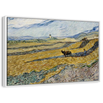 Terrain clos avec charrue