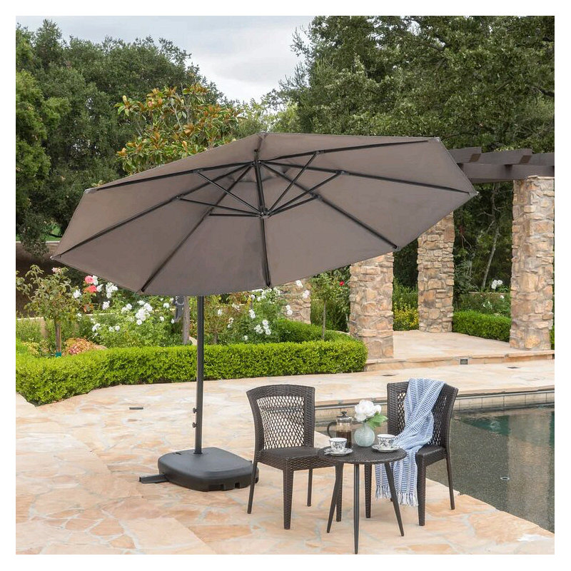 Parasol suspendu simple en forme de banane