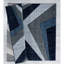 Tapis bleu abstrait Zonia-508499236