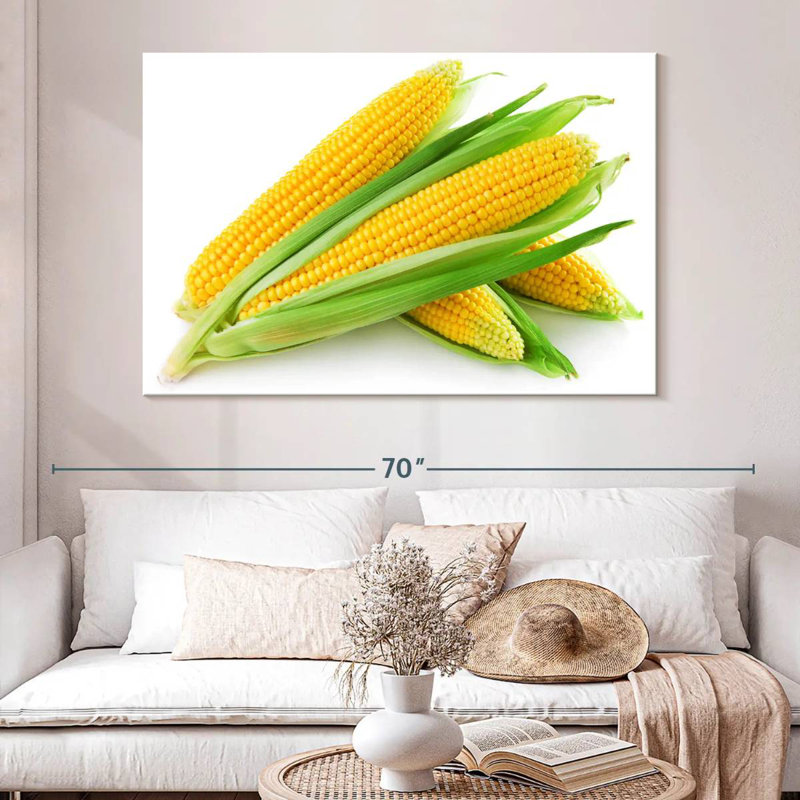 Four Ears Of Corn, 26" H x 39" W