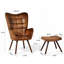 Fauteuil capitonné de 26,6 po Cedrica-376433778-379410981