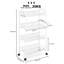 82.8cm H x 43.6cm W Book Cart-124587630