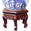 Hexagonal Solid Rosewood Chinese Vase Stand