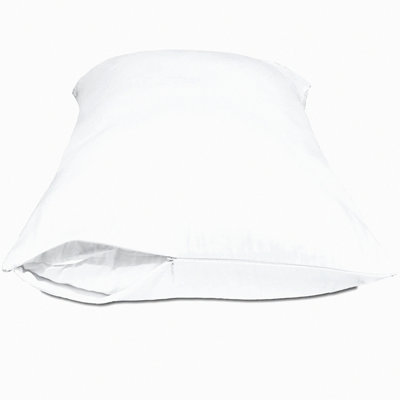 CoolCotton Pillowcase Set - 2 Pack White Pillow Protectors with Zipper, 600 Thread Count, Cooling & Soft, 20x30 Inches, Hair Care, Cozy Bedding