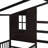 Wood House Bed-1848883437
