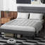 Base de lit tapissier pleine grandeur avec tête de lit, aucun sommier requis, rangement sous le lit 14 po-577732065-577732067